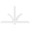 Ekena Millwork Redmond Architectural Grade PVC Gable Bracket, 72"W x 42"H x 4"D x 4"F, 14/12 Pitch GBP072X42X0404RED00 - alternate 3